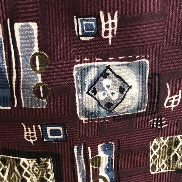 Hickey Freeman Hand Sewn Italian Silk Necktie - Picture 3 of 5